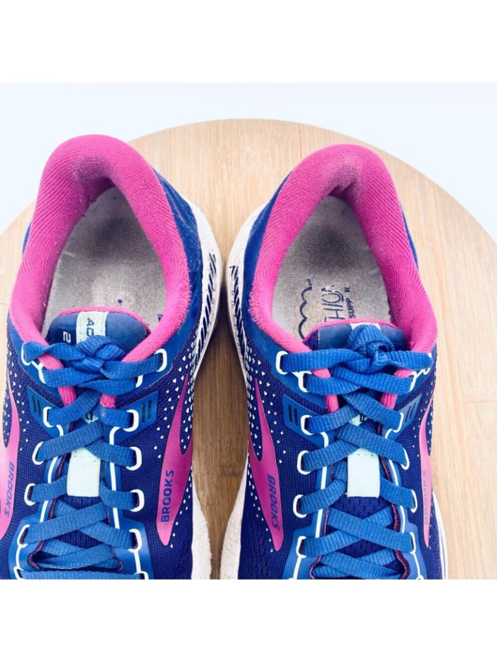 Brooks Adrelinine GTS 22 Running Shoes Womens 8.5 Blue Mesh Trainers Sneakers - Picture 4 of 13
